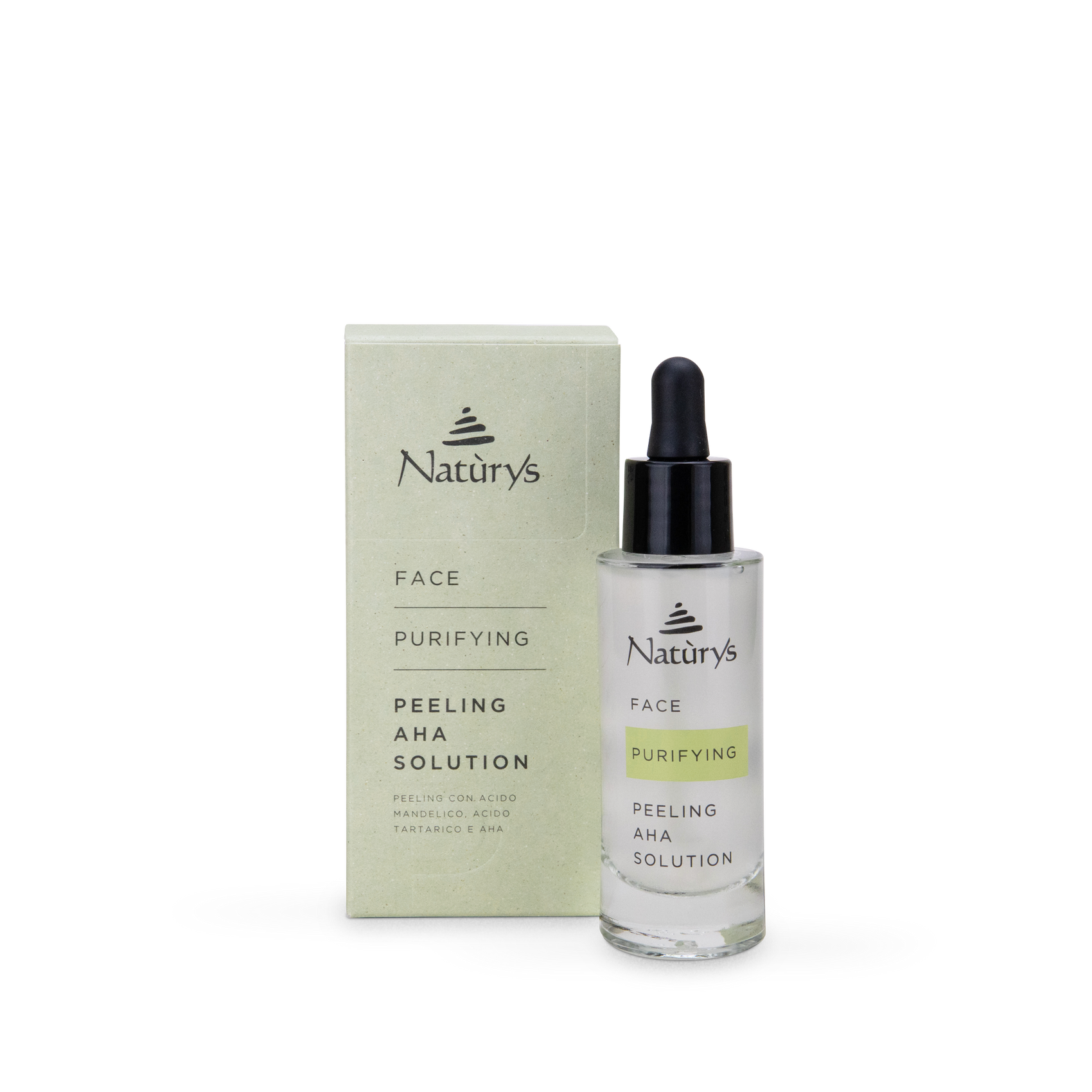 Natùrys Face Purifying Peeling AHA Solution Certified Organic 30 mL