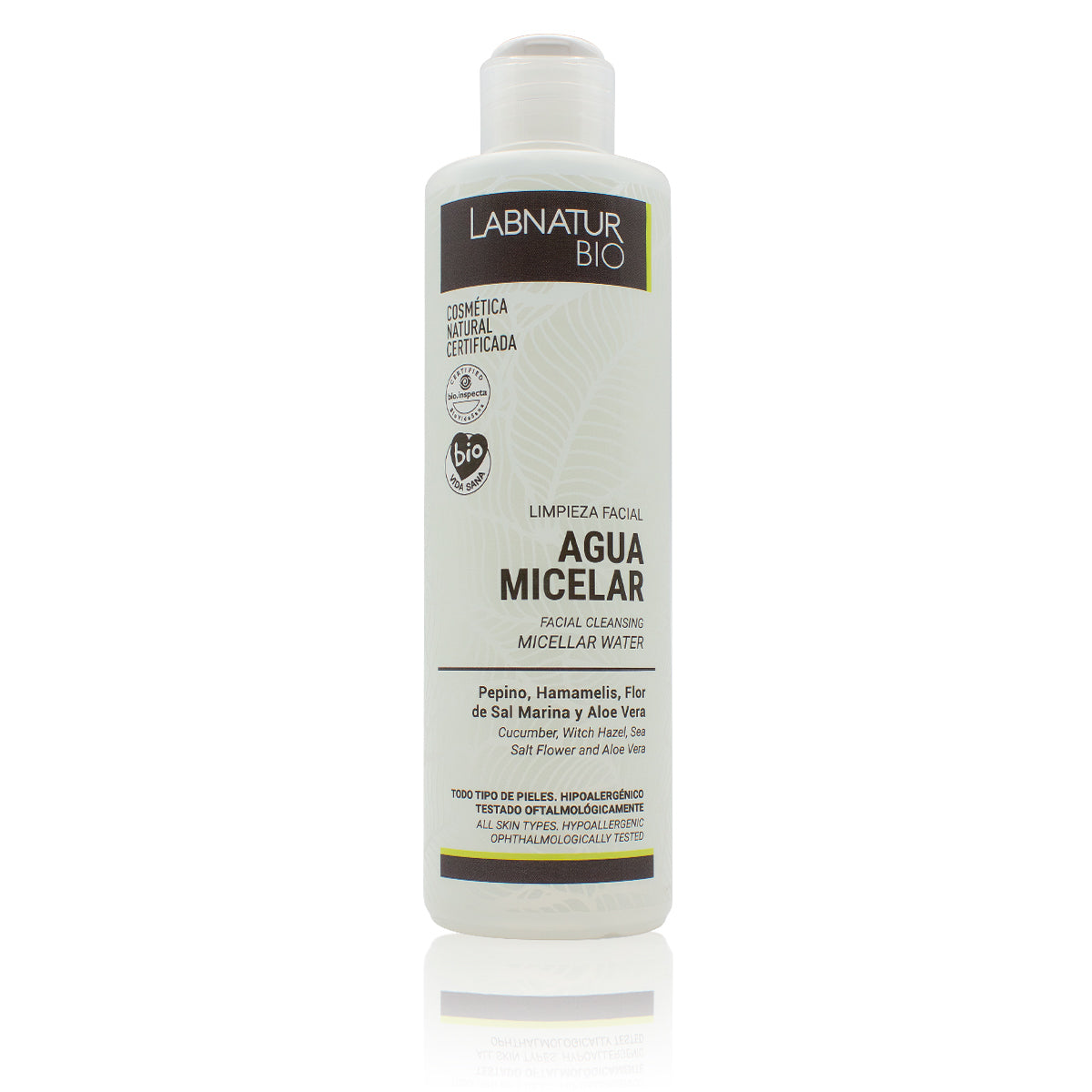 LABNATUR BIO Eau Micellaire Nettoyante Visage Certifiée Naturelle & Biologique 250 mL