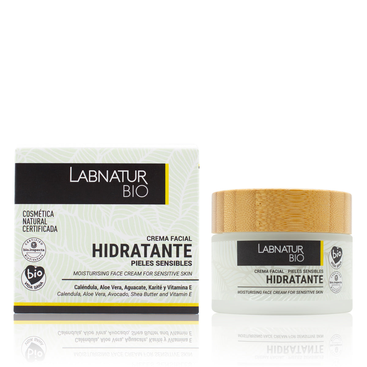LABNATUR BIO Moisturizing Face Cream Sensitive Skin Certified Natural & Organic 50 mL