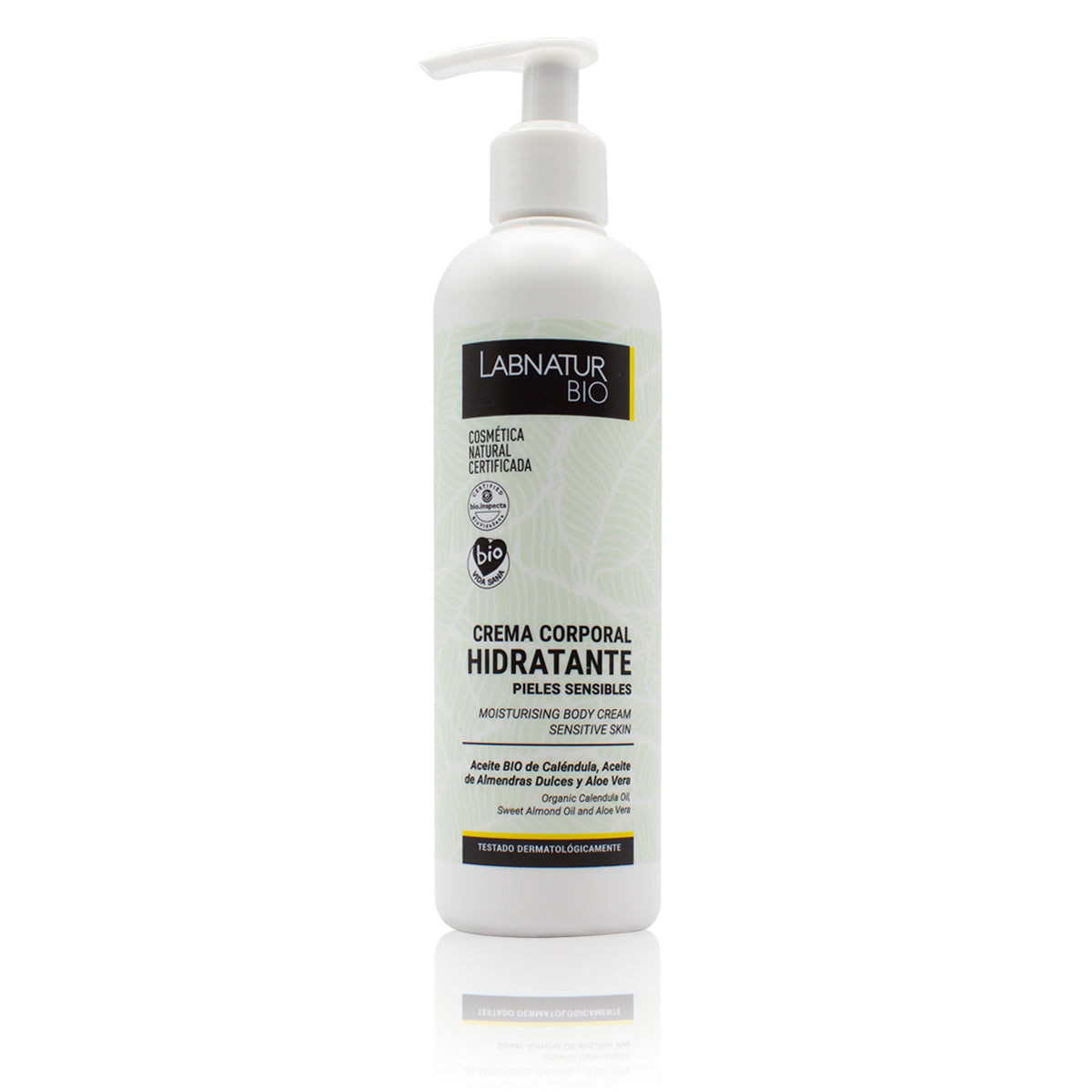 LABNATUR BIO Moisturizing Body Cream Sensitive Skin Certified Organic 300 mL