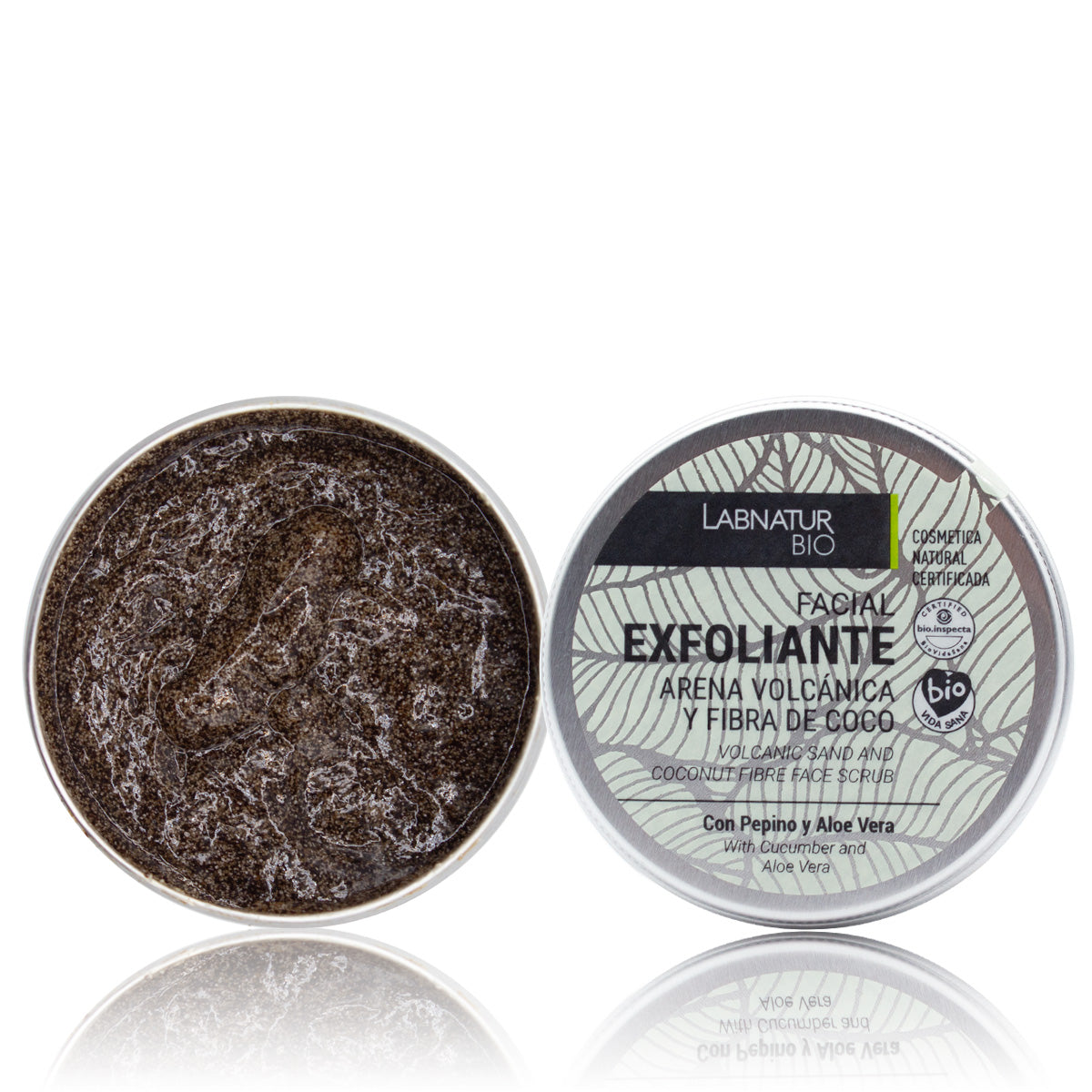 LABNATUR BIO Volcanic Sand & Coconut Fibre Face Scrub Certified Natural & Organic 100 mL