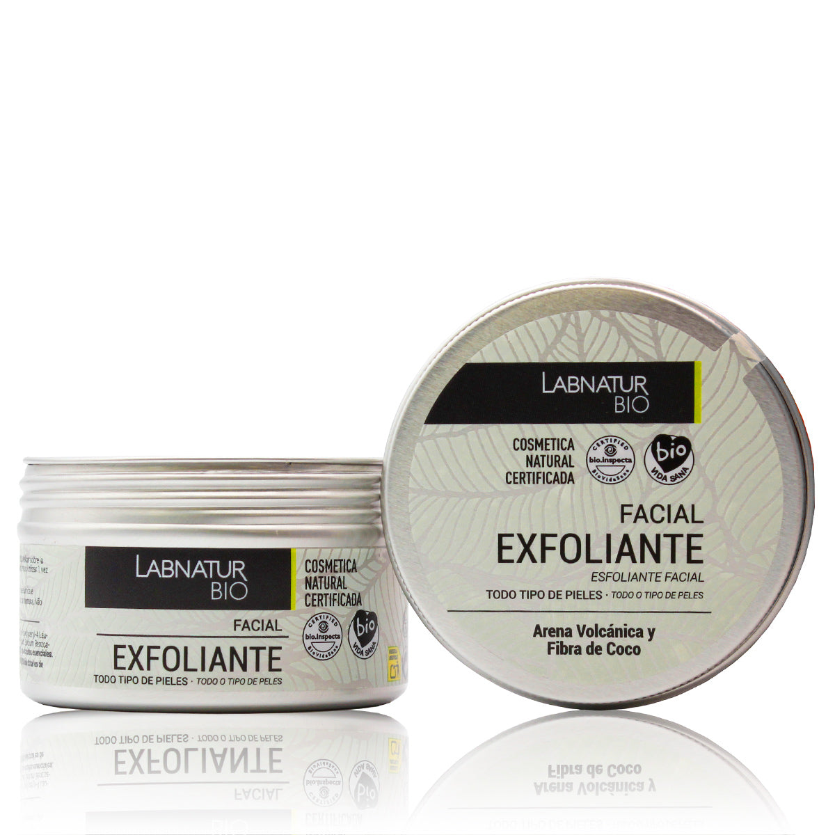 LABNATUR BIO Exfoliant visage au sable volcanique et fibres de coco Certifié naturel & bio 100 mL