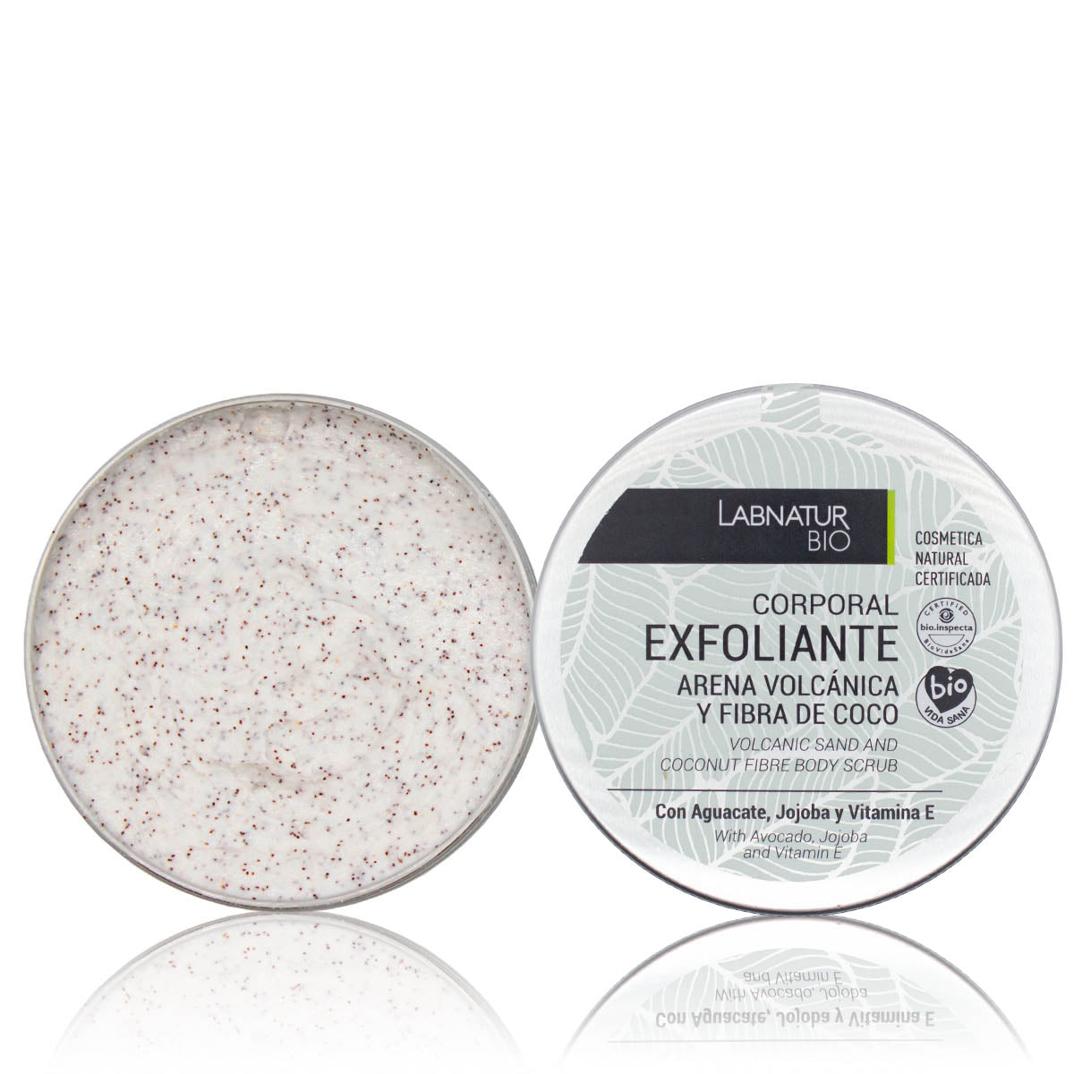 LABNATUR BIO Volcanic Sand & Coconut Fibre Body Scrub Certified Natural & Organic 250 mL