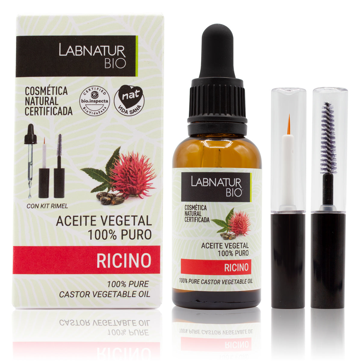 LABNATUR BIO Castor Vegetable Oil Certified Natural & Organic 30 mL