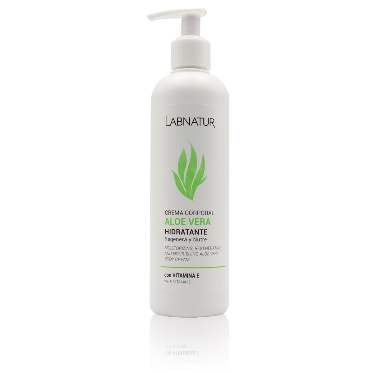 LABNATUR Crème Corporelle à l'Aloe Vera Hydratante, Régénérante & Nourrissante Naturelle 300 mL