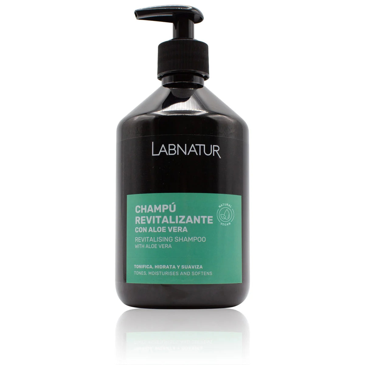 LABNATUR REVITALIZING SHAMPOO WITH ALOE VERA CERTIFIED NATURAL 500 ML MADE IN SPAIN