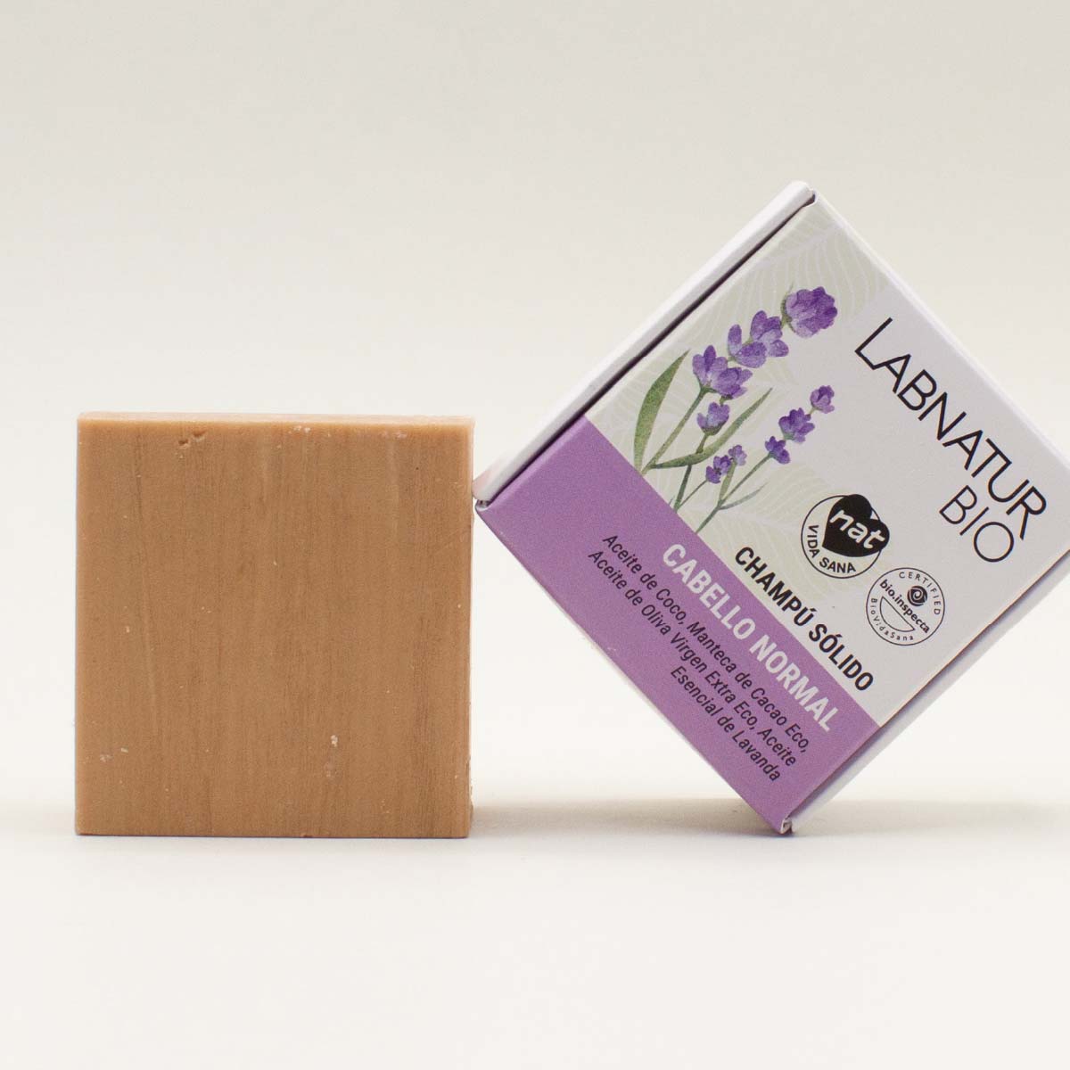 LABNATUR BIO SOLID SHAMPOO NORMAL HAIR CERTIFIED NATURAL ORGANIC 75 G MADE IN SPAIN