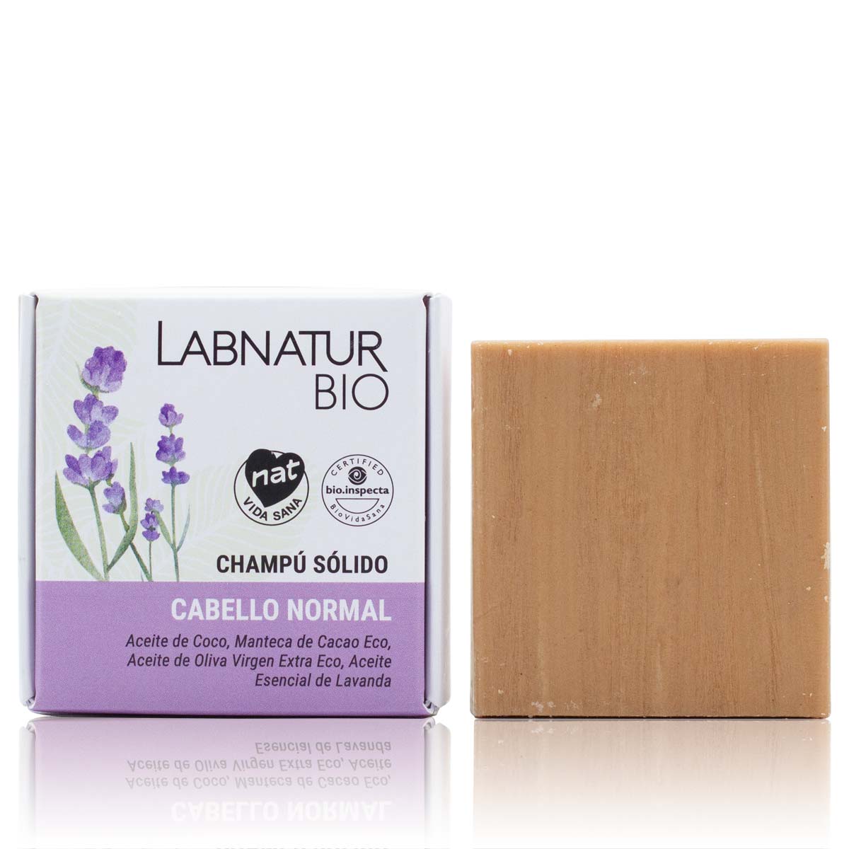 LABNATUR BIO SOLID SHAMPOO NORMAL HAIR CERTIFIED NATURAL ORGANIC 75 G MADE IN SPAIN