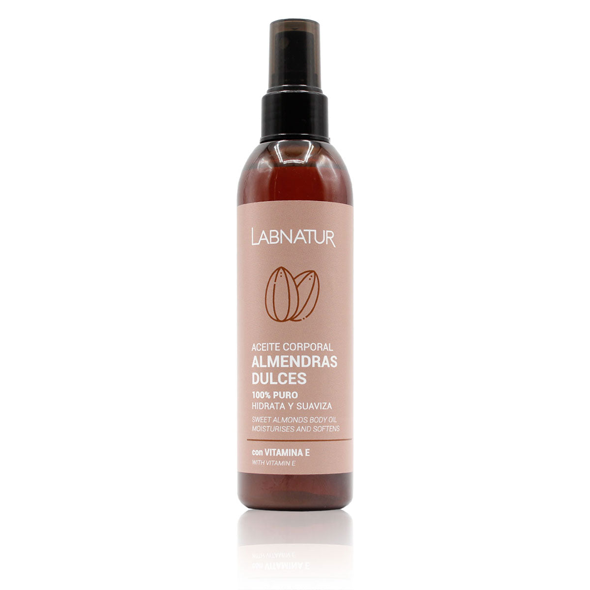 LABNATUR Sweet Almond Body Oil Natural 200 mL