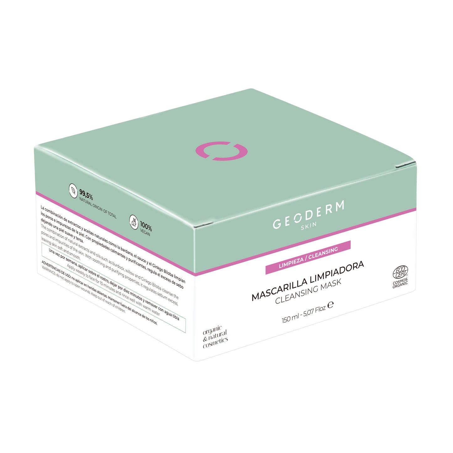 GEODERM Cleansing Mask Certified Organic 150 mL