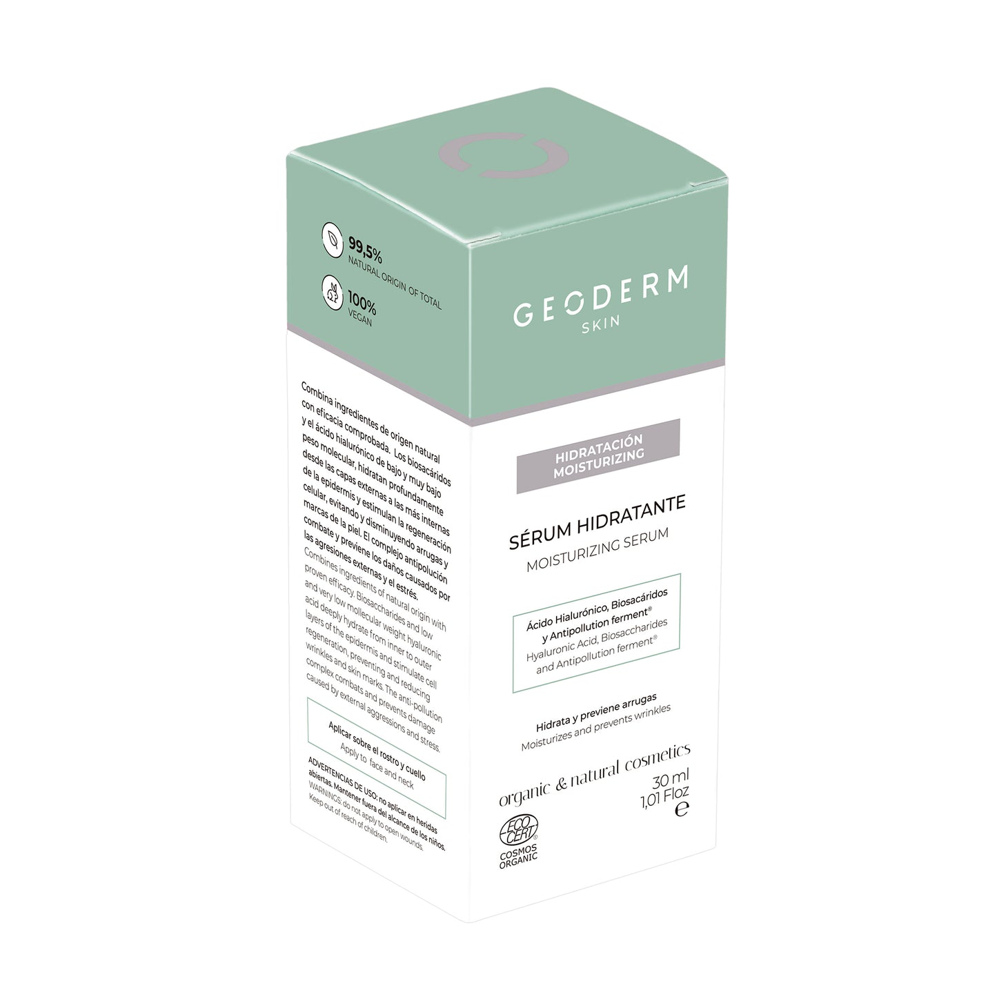 Sérum hydratant certifié bio GEODERM 30 mL