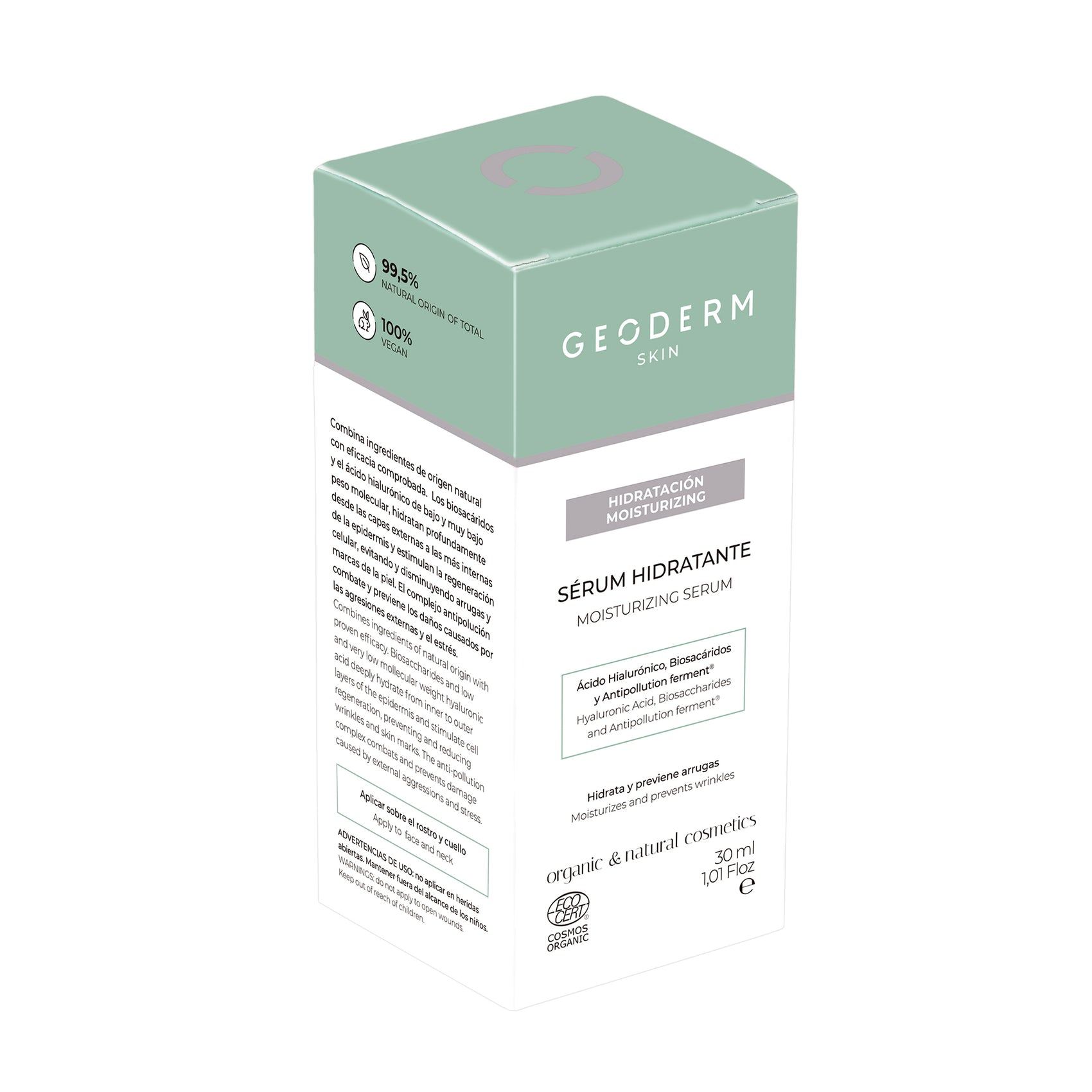 GEODERM Moisturizing Serum Certified Organic 30 mL