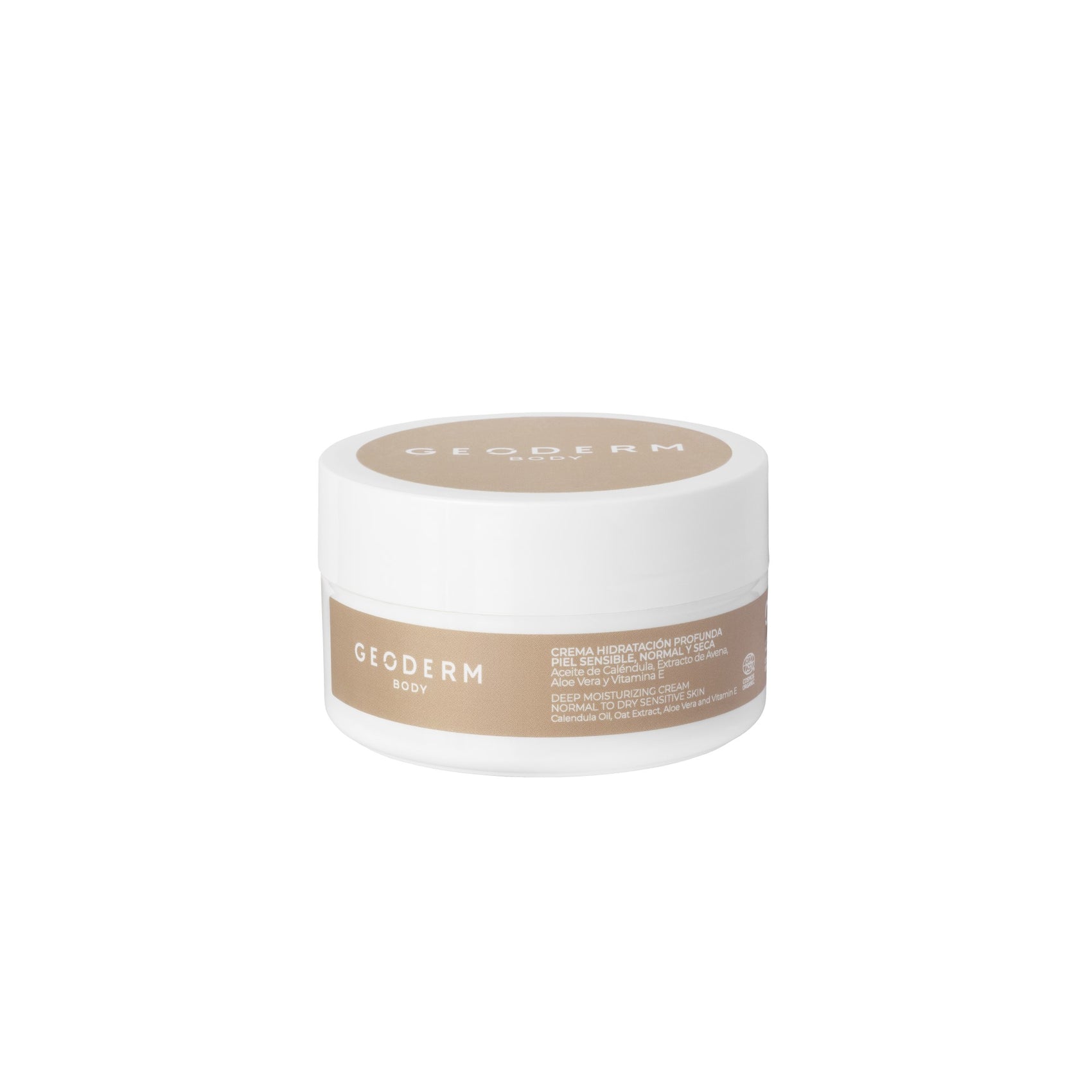 GEODERM Deep Moisturizing Cream Normal To Dry Sensitive Skin Certified Organic 200 mL