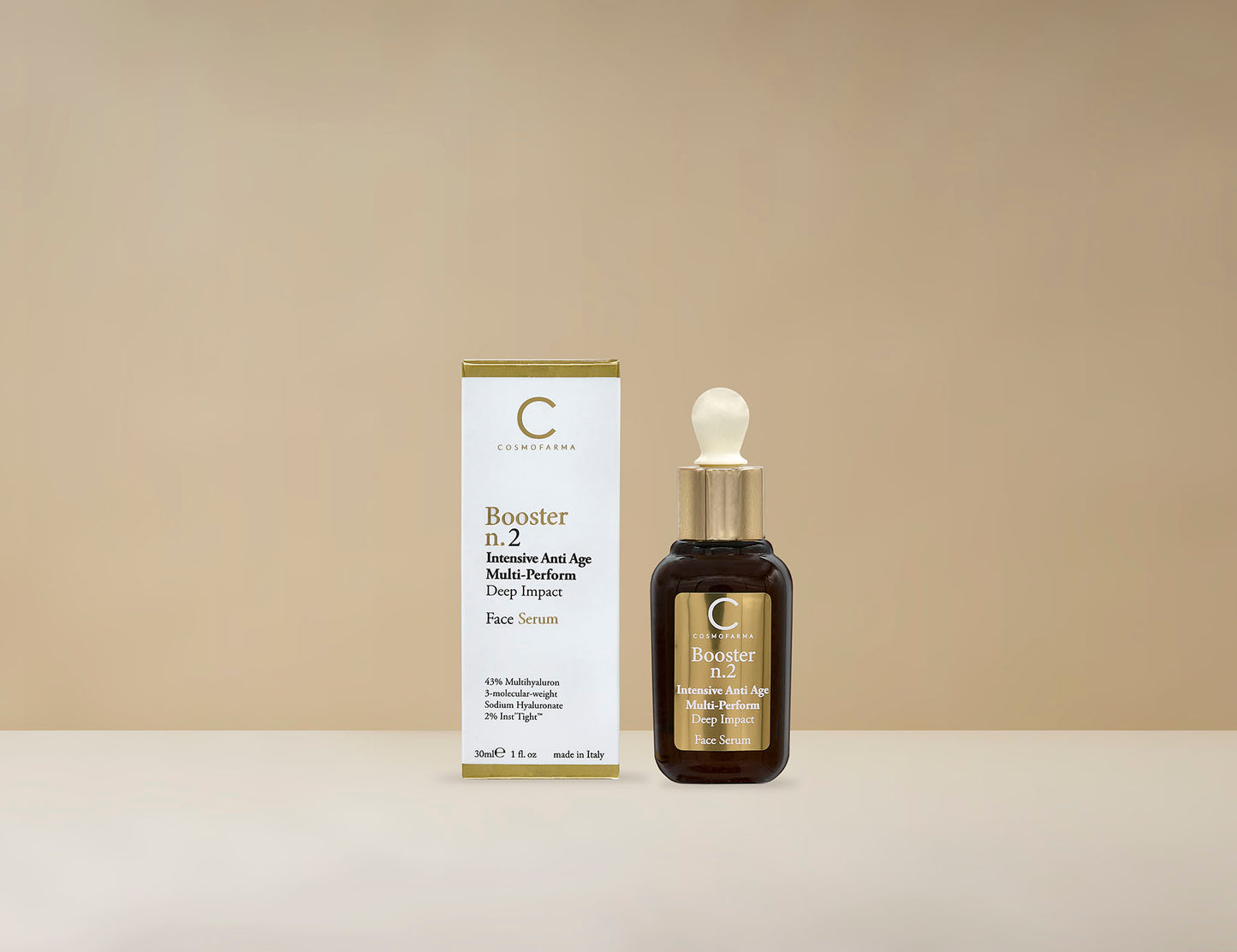 COSMOFARMA BOOSTER N.2 INTENSIVE ANTI-AGING MULTI-IMPACT BOOSTER 30 ML MADE IN ITALY