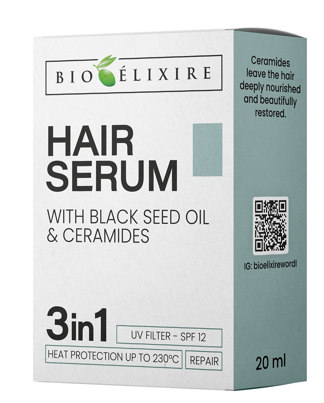 Bioelixire Hair Serum With Black Seed Oil & Ceramides 20 mL