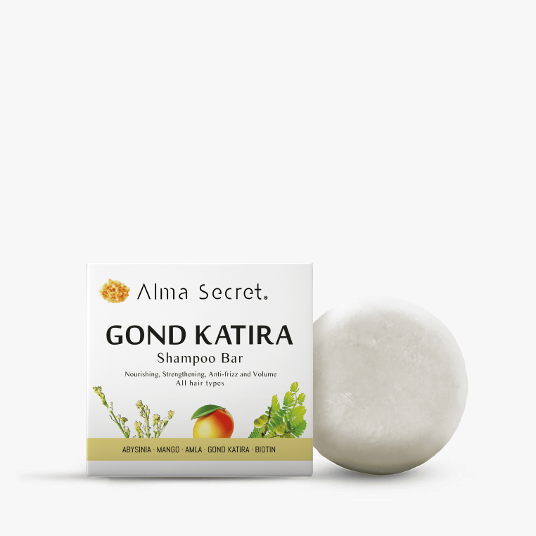Alma Secret Gond Katira Smooth Solid Shampoo Bar Certified Natural 85 g