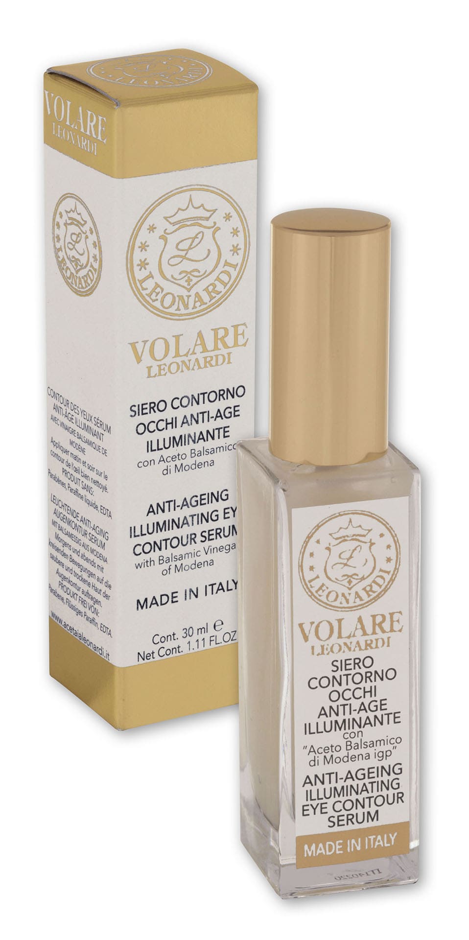 Sérum Illuminateur Contour des Yeux Anti-Âge Volare Leonardi 30 mL